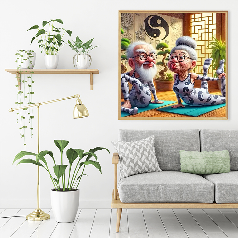 Momoart personnes âgées diaman - Photo Mosaic Print avis et prix