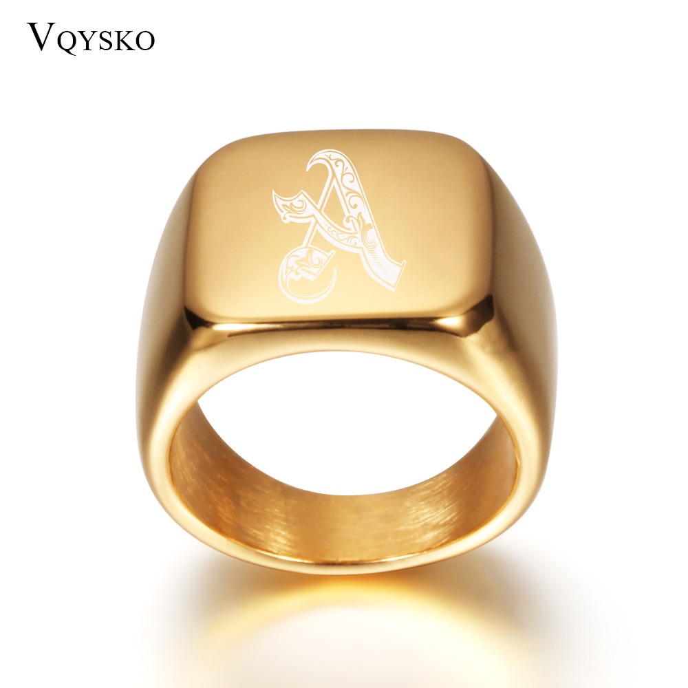 Bagues à grandes lettres pour  - Initial Ring Custom avis et prix