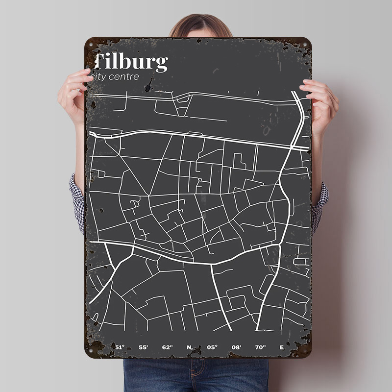 Affiche imprimée de la carte d - Custom Map Poster avis et prix