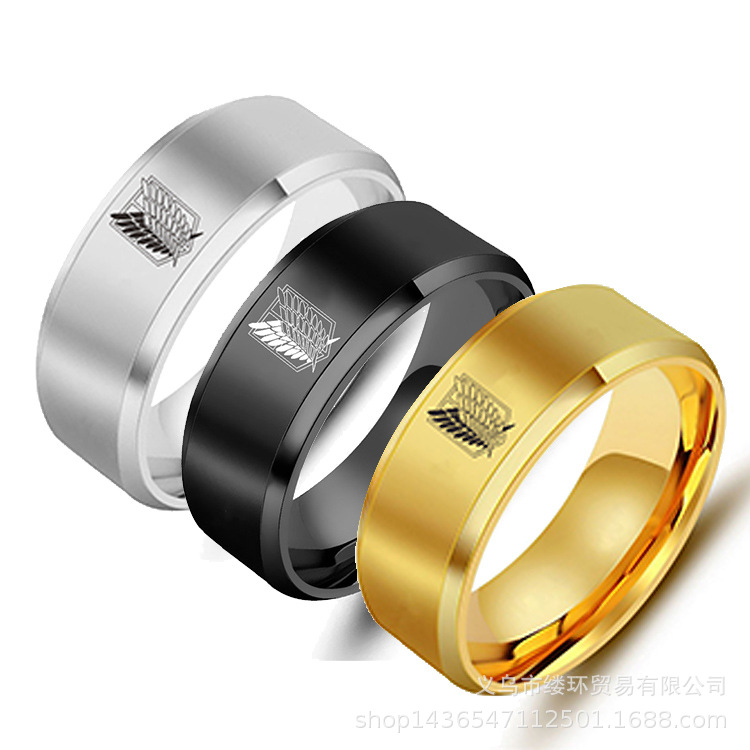 Bague Attaque des Titans pour  - Initial Ring Custom avis et prix
