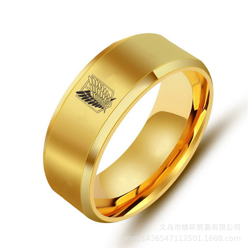 Bague Attaque des Titans pour  - Initial Ring Custom avis et prix