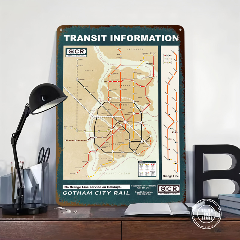 Affiche imprimée de carte de l - Custom Map Poster avis et prix