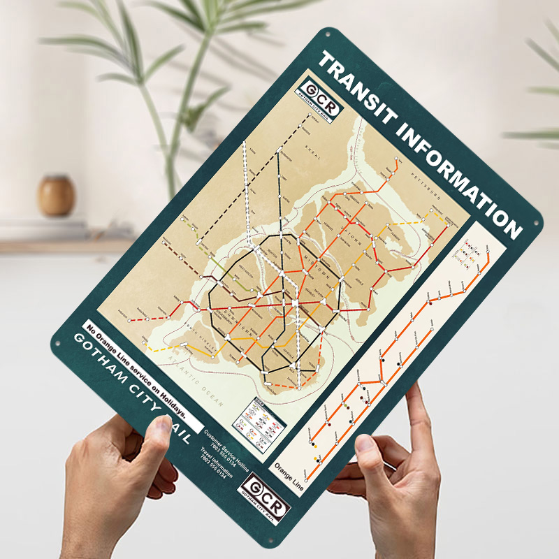 Affiche imprimée de carte de l - Custom Map Poster avis et prix
